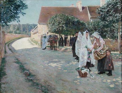 The Burial of a Young Girl, 1888 by Maurice Eliot